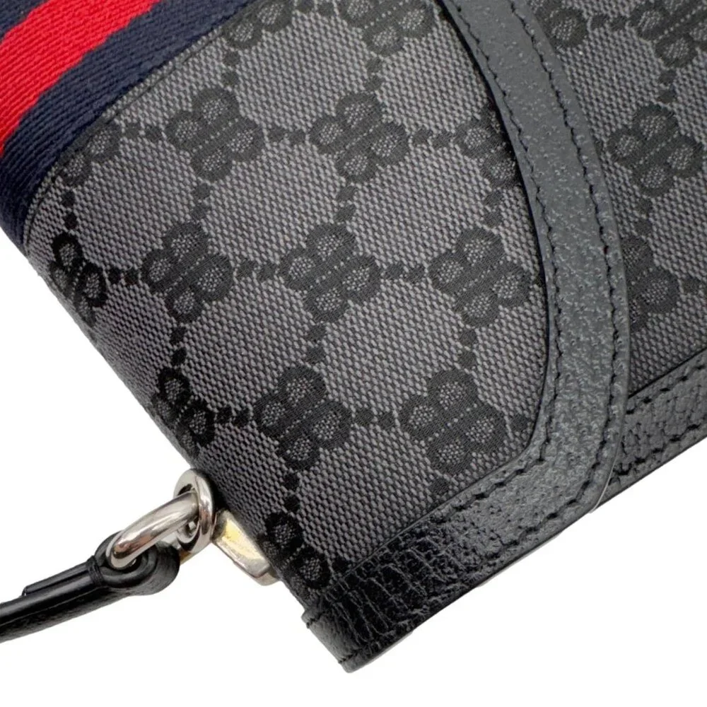 Gucci  X BALENCIAGA The Hacker Project BB Supreme Monogram Canvas Shoulder Bag - Picture 7 of 11